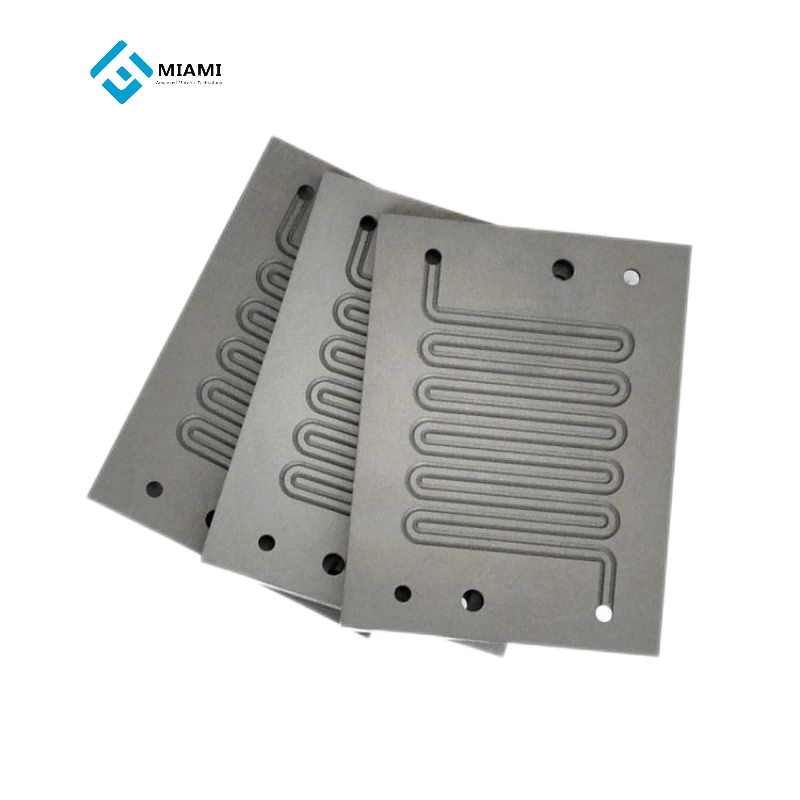 High precision graphite-hydrogen fuel cell bipolar plates