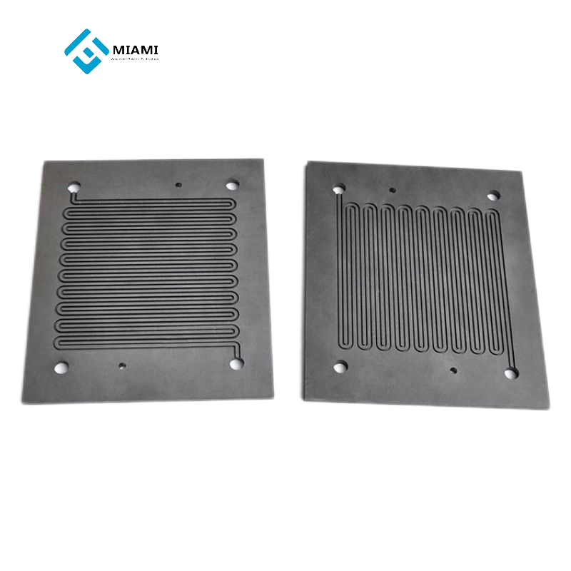 Lubhang conductive grapayt bipolar plate para sa mga fuel cell stacks