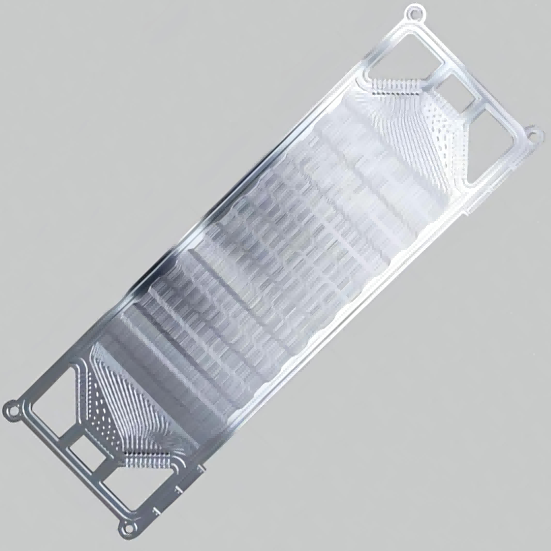 Hydrogen energy fuel cell accessories electrolytic cell bipolar plate etching processing