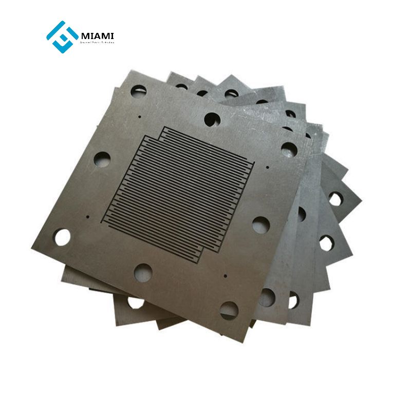 Impermeable Graphite Plate Customs Graphite Bipolar Plate Para sa Fuel Cell