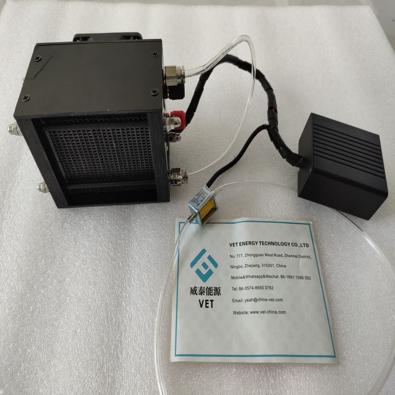 Pemfc 12v Hydrogen Fuel Cell Para sa Drone 100w Metal Bipolar Hydrogen Fuel Cell Stack