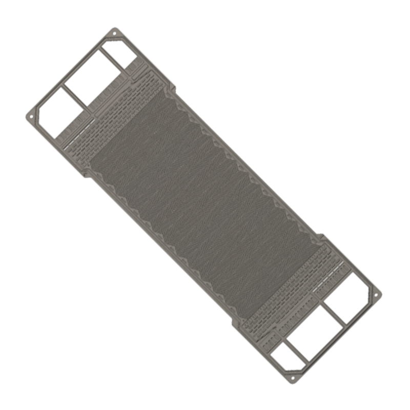 Precision etching ng custom fuel cell metal bipolar plates