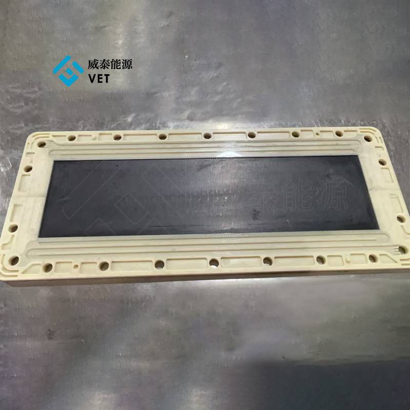 Vanadium baterya bipolar plate at daloy ng frame